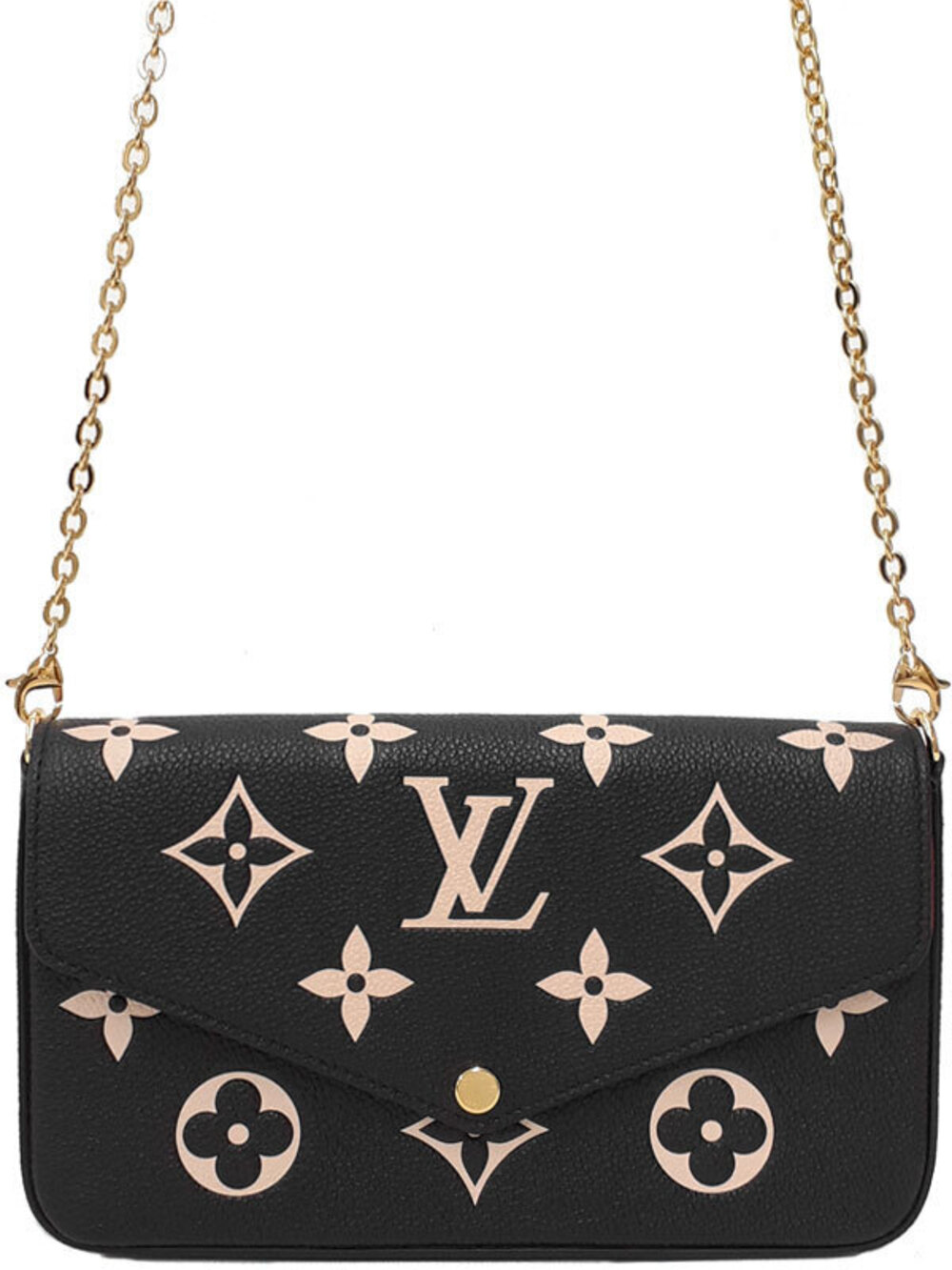 Louis Vuitton Bicolor Monogram Empreinte Pochette Felicie Bag